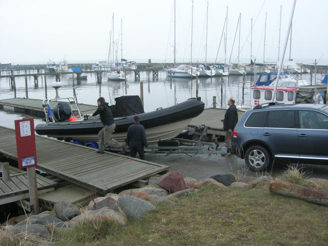 Isætning i havnen