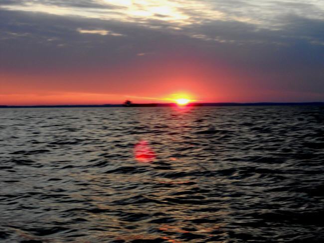 Fin solnedgang