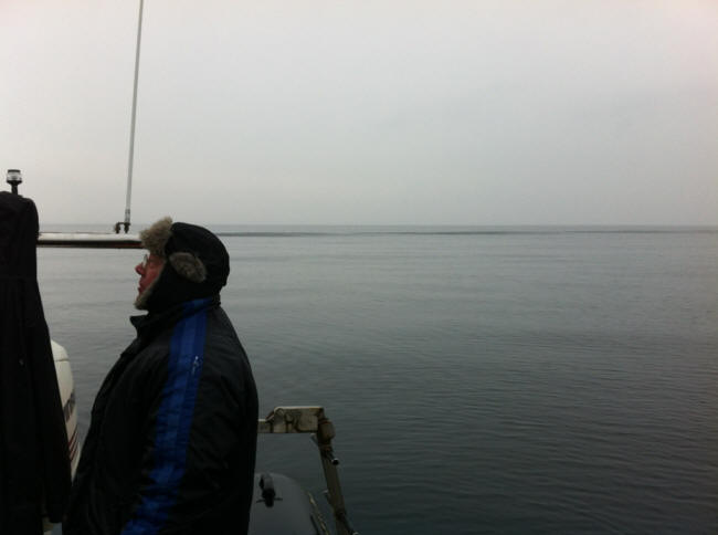 Tsunarmi i baggrunden